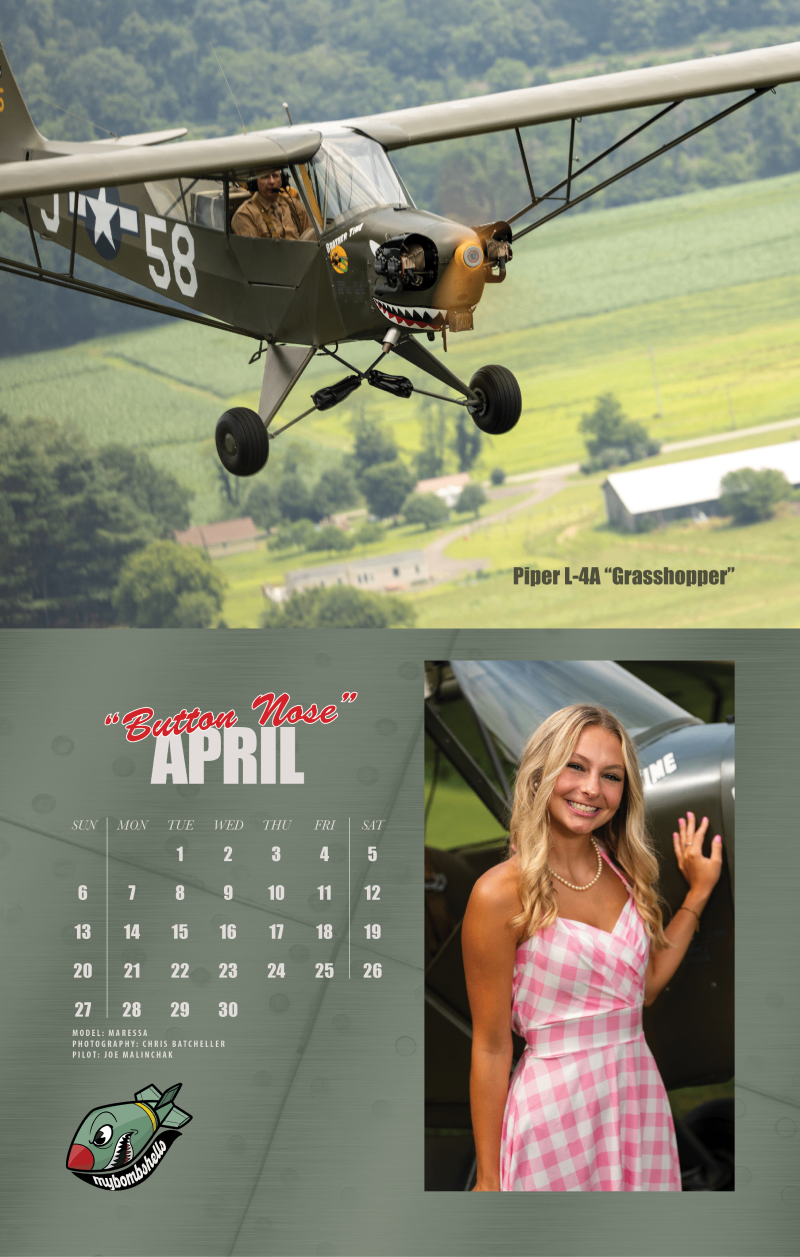 2025 My Bombshells Warbird Pin-Up Calendar