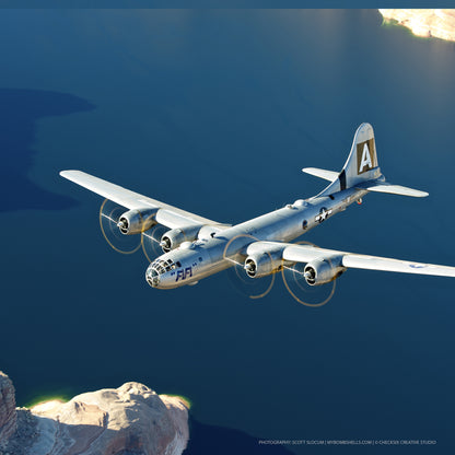 B-29 Superfortress over Water