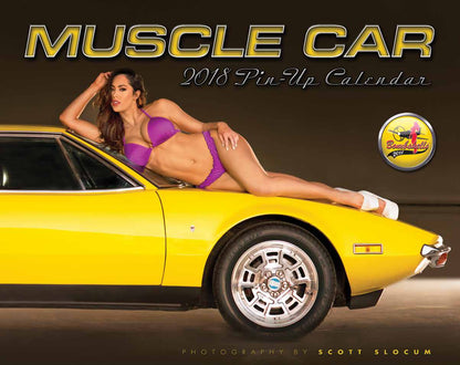 My Bombshells 2018 Car Calendar Pin-Up Calendar Front