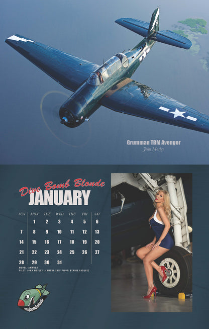 My Bombshells 2019 Warbirds Pin-Up Calendar January