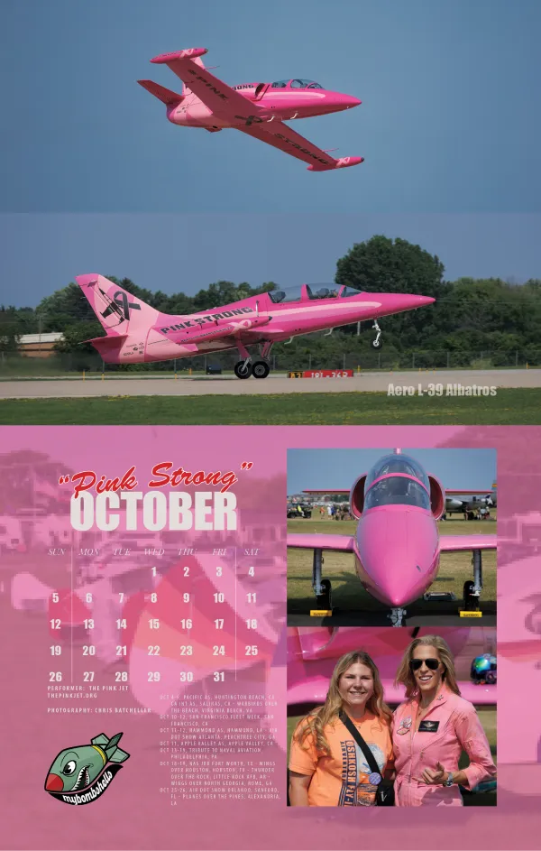 2025 My Bombshells Airshow Calendar MyBombshells