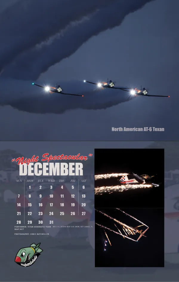 2025 My Bombshells Airshow Calendar MyBombshells