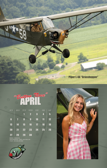 2025 My Bombshells Warbird Pin-Up Calendar (Pre-Order)