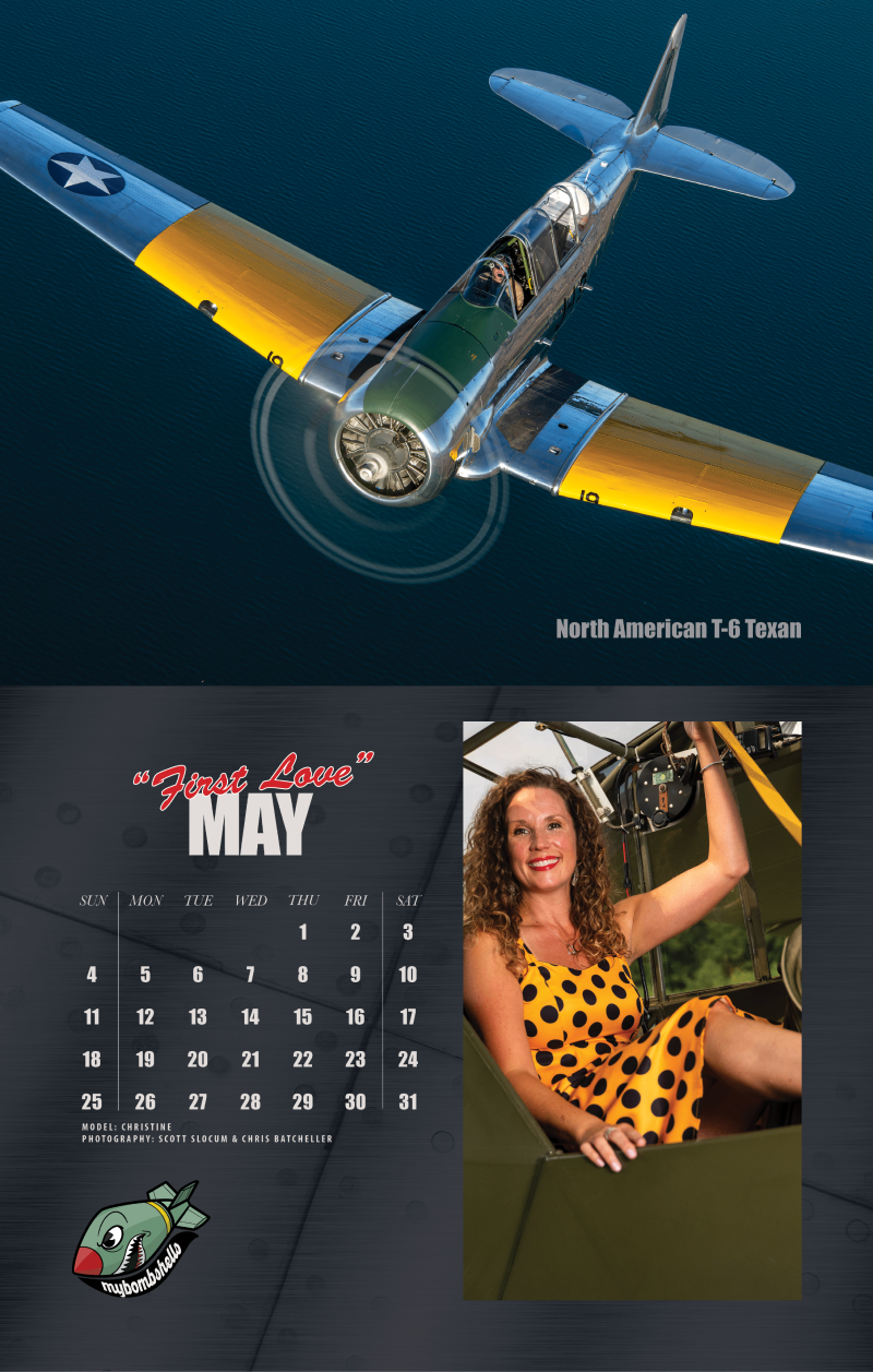 2025 My Bombshells Warbird Pin-Up Calendar (Pre-Order)