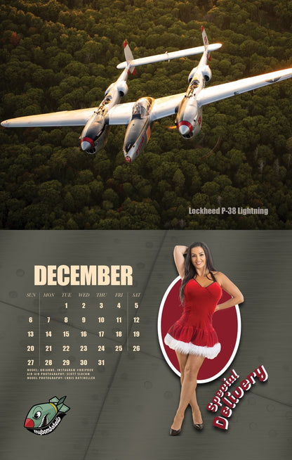 2026 My Bombshells Warbird Pin-Up Calendar