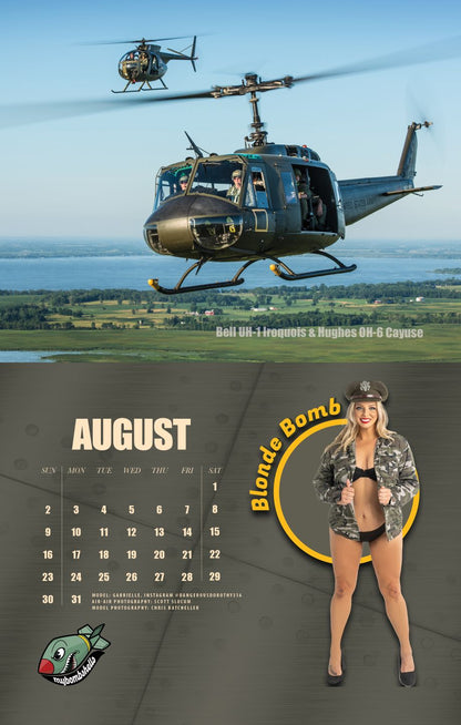 2026 My Bombshells Warbird Pin-Up Calendar