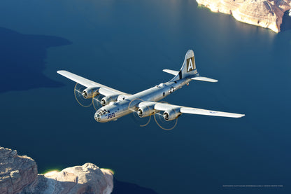 B-29 Superfortress over Water