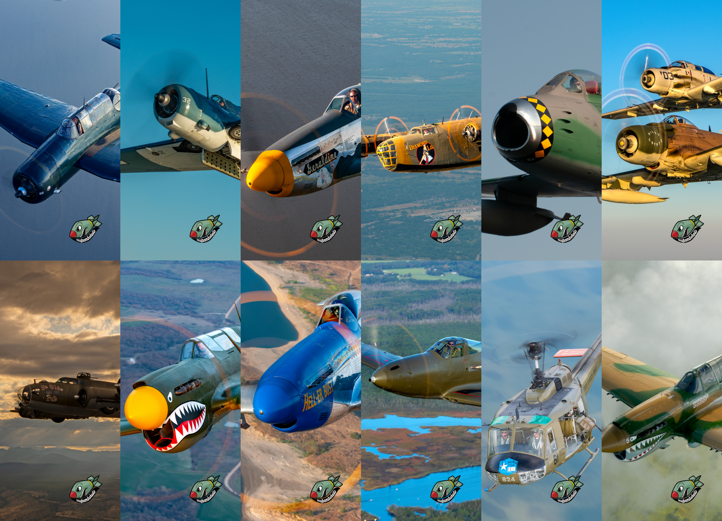 My Bombshells Digital Mobile Background All Airplanes