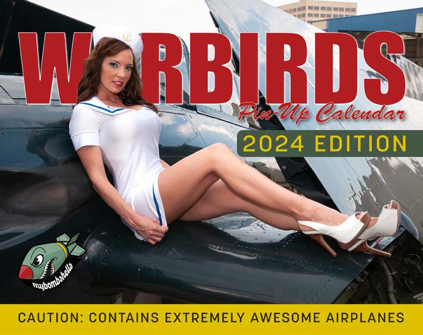 My Bombshells 2024 Warbirds Pin-Up Calendar Front