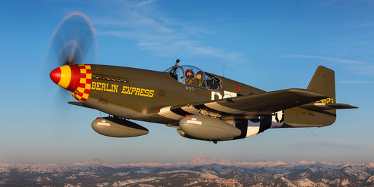 My Bombshells P-51 Mustang 'Berlin Express' Aviation Fine Art Print