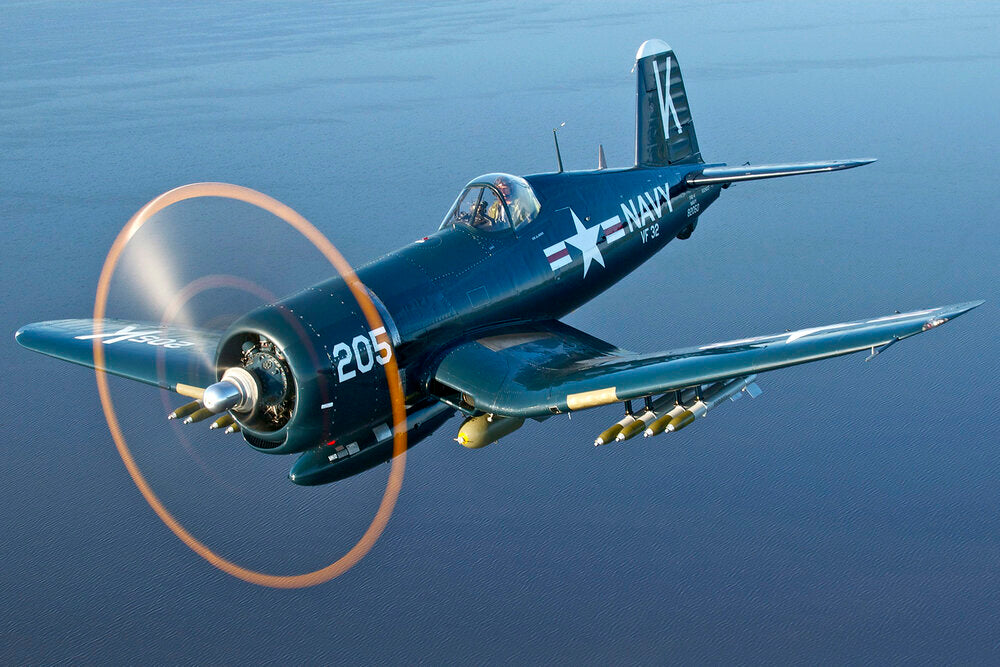 My Bombshells F4U Corsair Aviation Fine Art Print