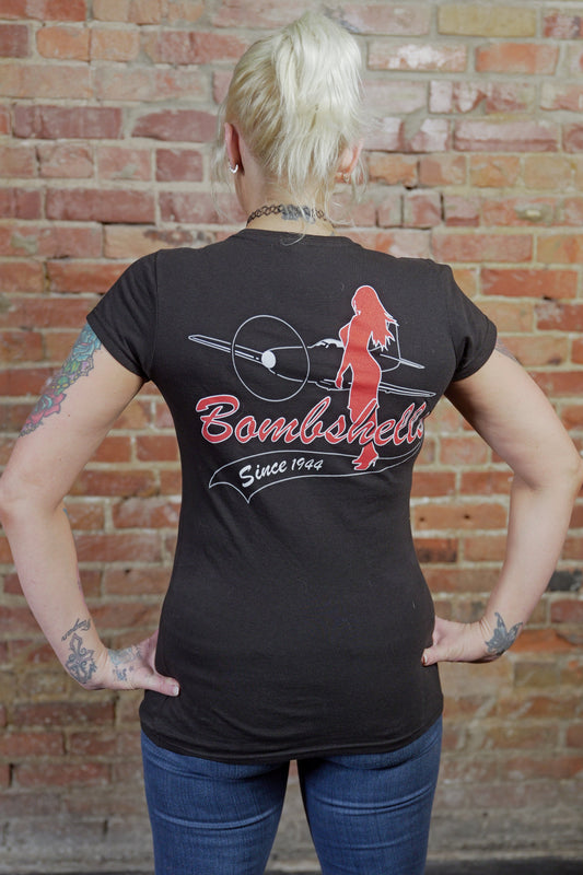 Ladies My Bombshells T-Shirt V Neck Back