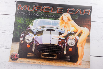 My Bombshells 2016 Car Calendar Pin-Up Calendar Front