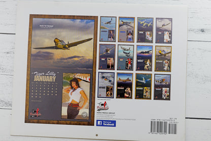 My Bombshells 2017 Warbirds Pin-Up Calendar Back